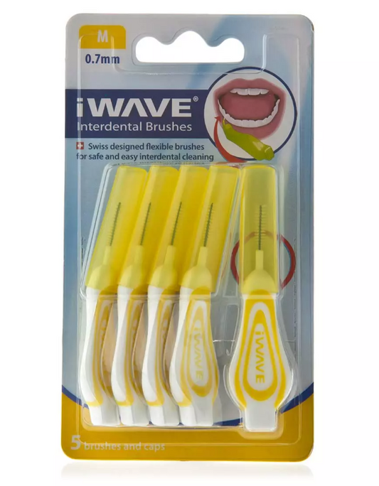 iWave Interdental Brushes 0.7mm (5 Pack)