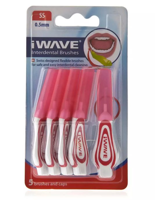 iWave Interdental Brushes 0.5mm (5 Pack)