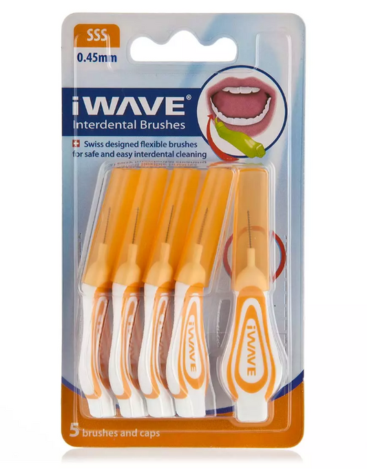 iWave Interdental Brushes 0.45mm (5 Pack)