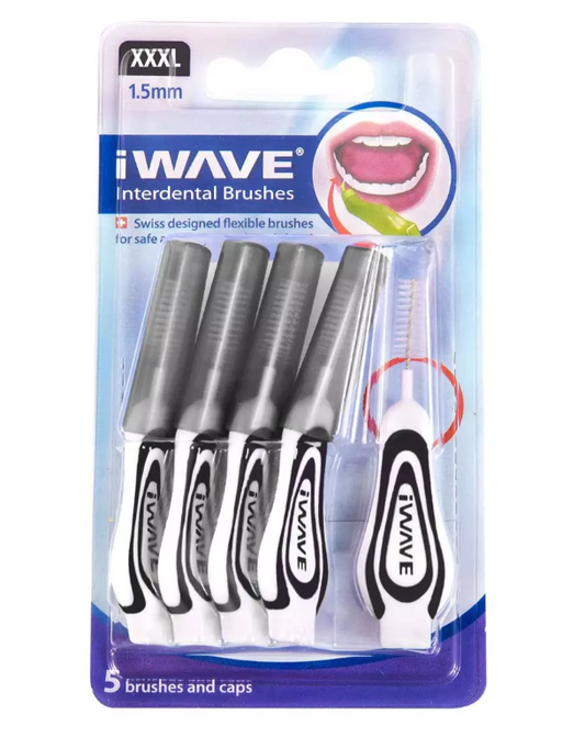 iWave Interdental Brushes 1.5mm (5 Pack)